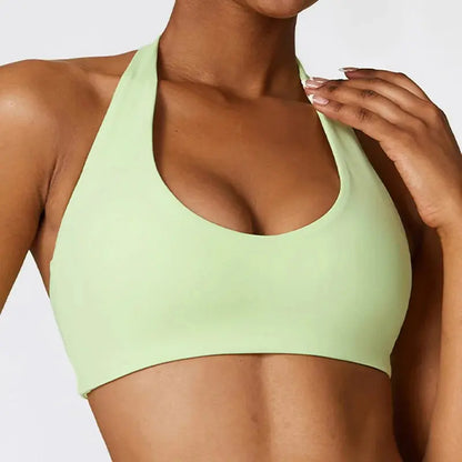 Breathable Fitness Workout Tank Top High Intensity Beauty Back Sports Top Wireless Padded Comfy Gym Yoga Underwear Sports Bra Little Addiction