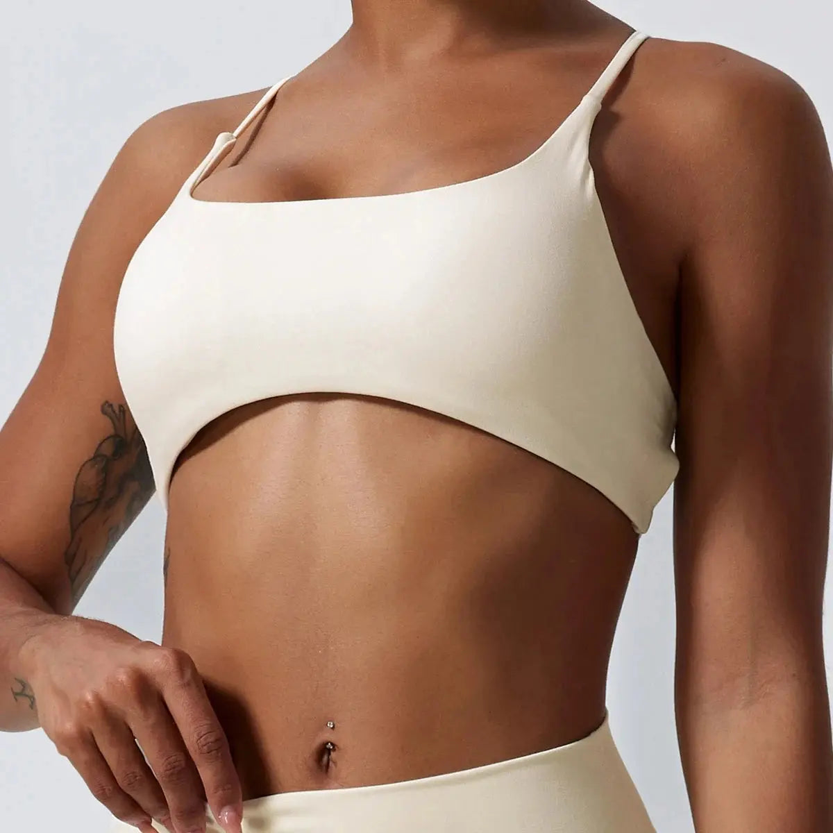 Super Soft Fabric Back Cross Sports Bra Gym Top Women Higher Quality Yoga Clothes Women Fitness Running Bra Workout Yoga Bra Little Addiction