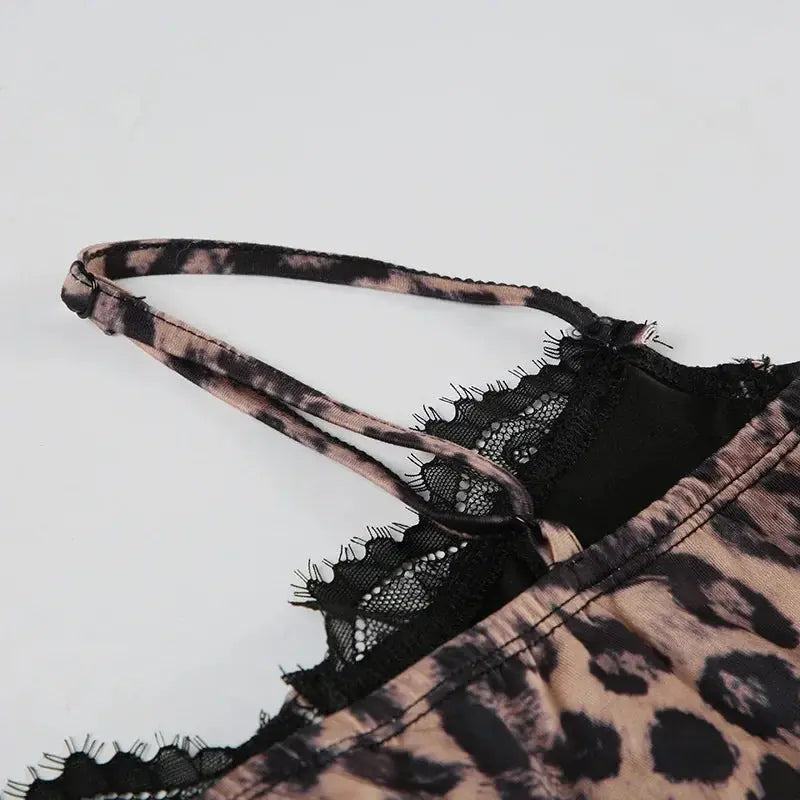 Wild Instinct Leopard Print Mini Dress Little Addiction