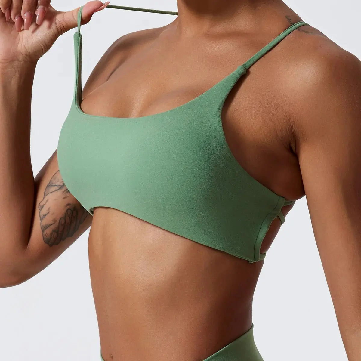 Super Soft Fabric Back Cross Sports Bra Gym Top Women Higher Quality Yoga Clothes Women Fitness Running Bra Workout Yoga Bra Little Addiction