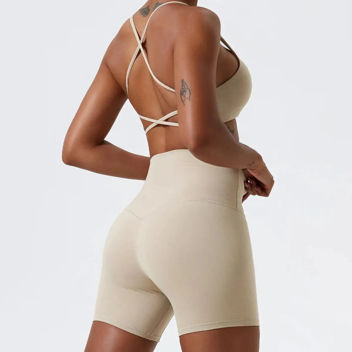Super Soft Fabric Back Cross Sports Bra Gym Top Women Higher Quality Yoga Clothes Women Fitness Running Bra Workout Yoga Bra Little Addiction