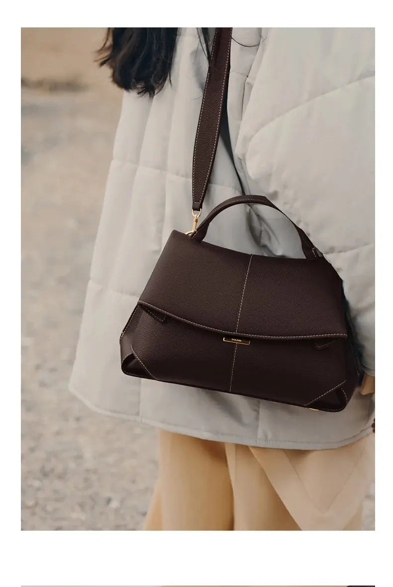 Light luxury brand women's handbag for autumn and winter 2025, new designer high-end pleated shoulder crossbody handbag Little Addiction