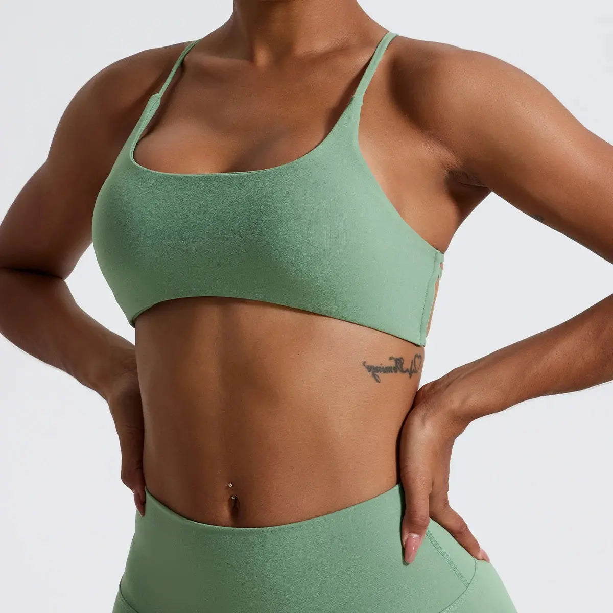 Super Soft Fabric Back Cross Sports Bra Gym Top Women Higher Quality Yoga Clothes Women Fitness Running Bra Workout Yoga Bra Little Addiction