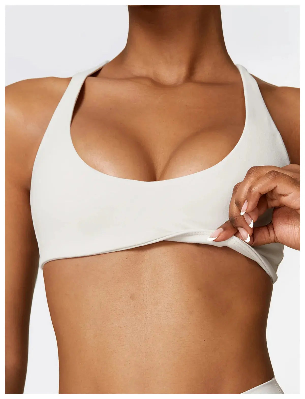 Breathable Fitness Workout Tank Top High Intensity Beauty Back Sports Top Wireless Padded Comfy Gym Yoga Underwear Sports Bra Little Addiction