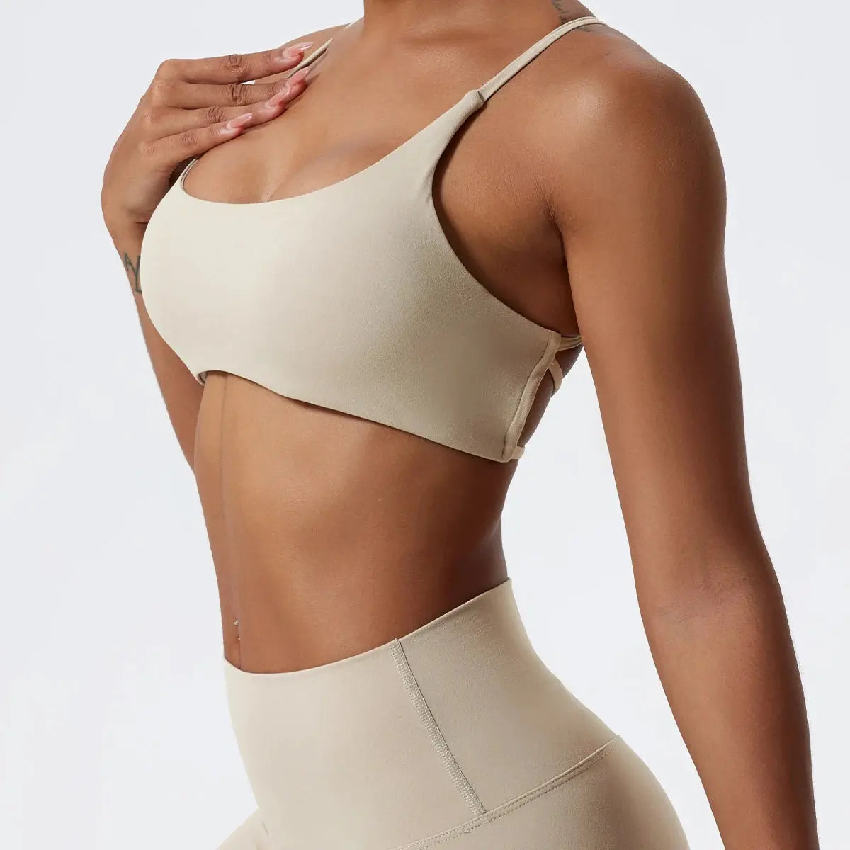 Super Soft Fabric Back Cross Sports Bra Gym Top Women Higher Quality Yoga Clothes Women Fitness Running Bra Workout Yoga Bra Little Addiction