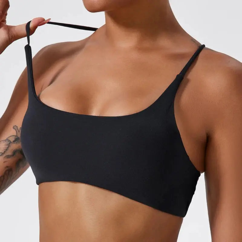 Super Soft Fabric Back Cross Sports Bra Gym Top Women Higher Quality Yoga Clothes Women Fitness Running Bra Workout Yoga Bra Little Addiction