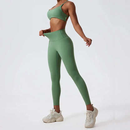 Super Soft Fabric Back Cross Sports Bra Gym Top Women Higher Quality Yoga Clothes Women Fitness Running Bra Workout Yoga Bra Little Addiction