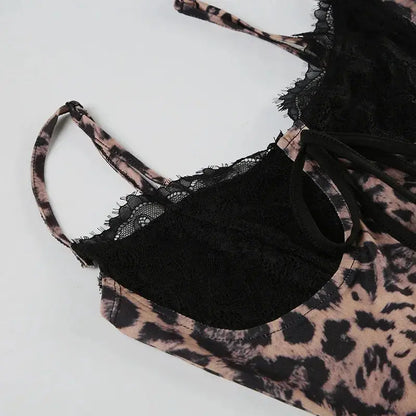 Wild Instinct Leopard Print Mini Dress Little Addiction
