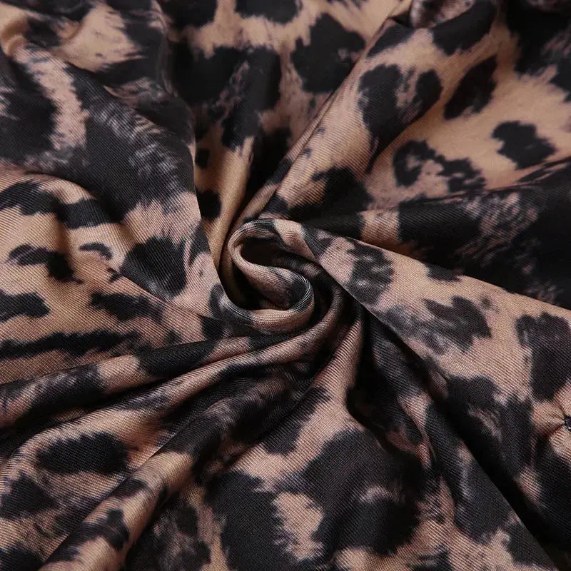 Wild Instinct Leopard Print Mini Dress Little Addiction
